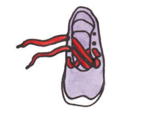 instructions for tying shoelaces