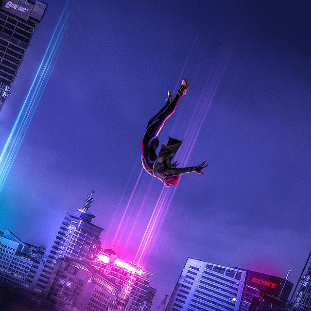 SpiderMan Into The Spider Verse Art Desktop Wallpaper