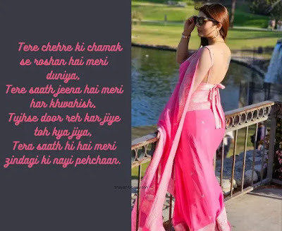 Tere Chehre Ki Chamak Se Roshan Hai Meri Duniya, Emotional Love Shayari