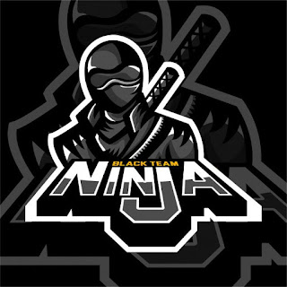 Cool Logo Gaming Ninja Design