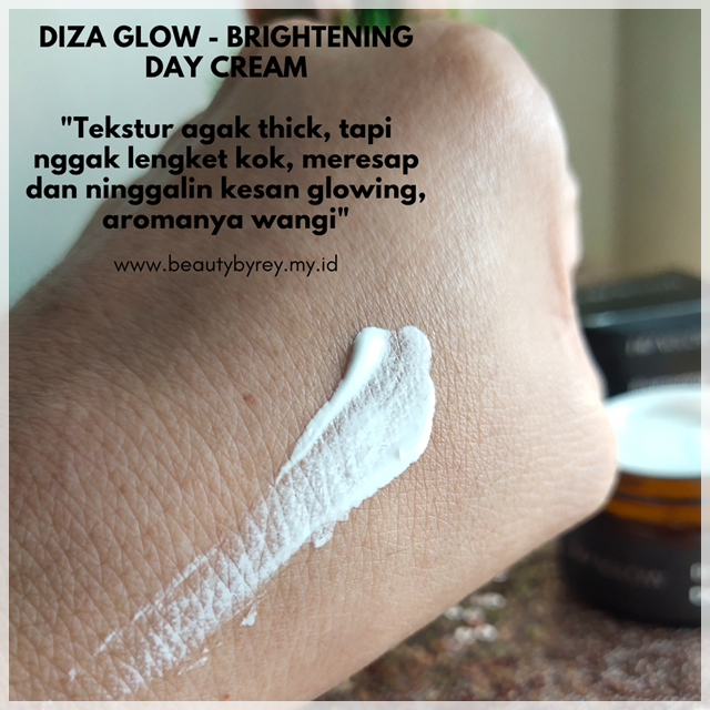 tekstur diza glow brightening day cream