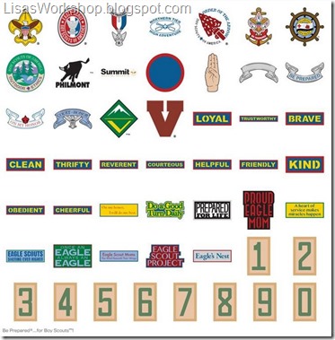Cricut Scout Cartridge - coupon codes at Lisa's Workshop