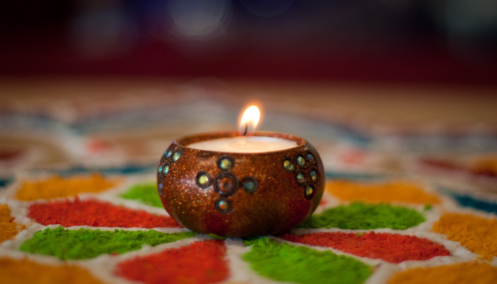 Diwali, Rangoli and Lights in Varanasi