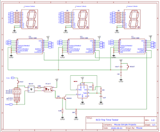 RCD Trip time tester without Arduino / microcontroller