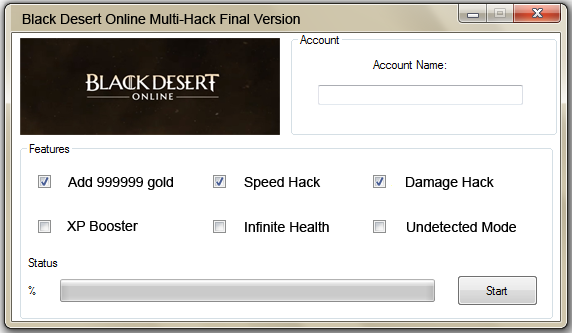 Black Desert Online Mmorpg Hack Hack Cheat Screen