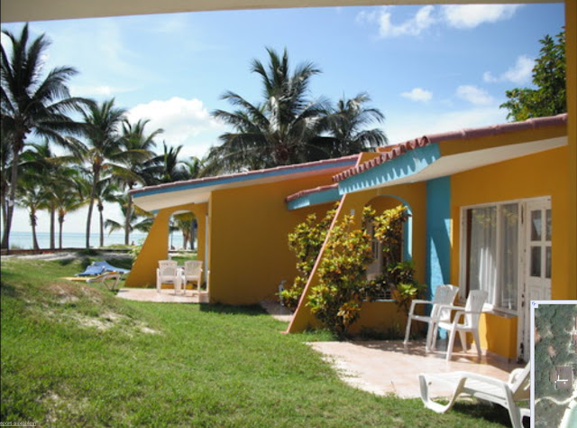 Cuba, Cayo Guillermo, Gran Caribe Club Villa Cojimar, beach front bungalow