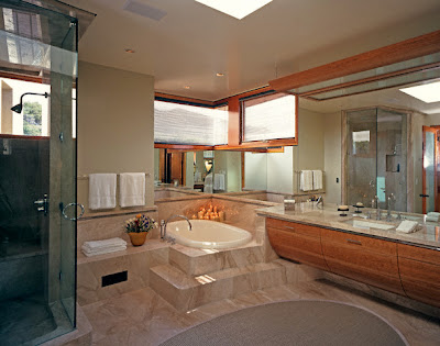 Great Sofas on Luxury Bathroom With Great Furniture And Mirror