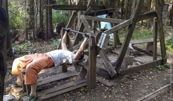 Forest Gym in Russia