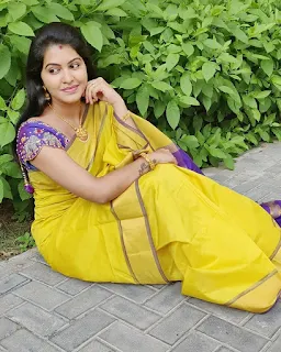 Actress Rachitha Dinesh Latest saree pics