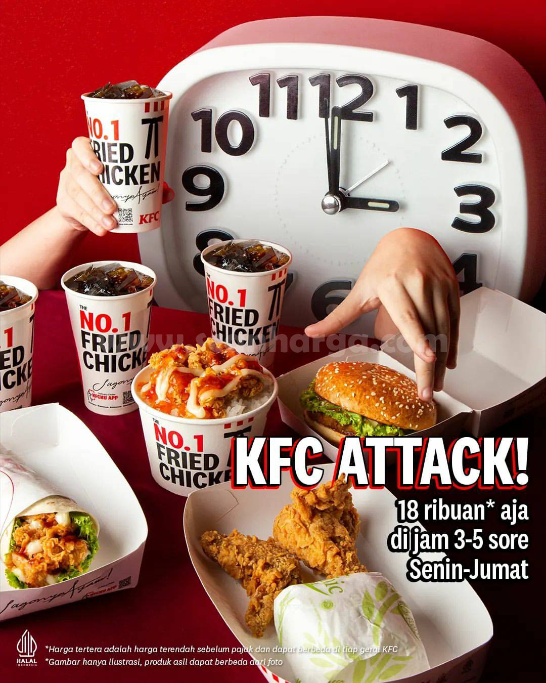 Promo KFC ATTACK Harga Rp. 18 Ribu-an