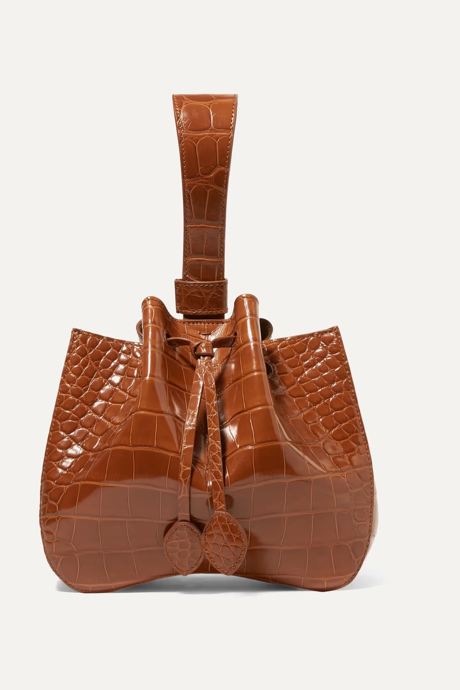 ALAÏA Alligator Bucket Bag