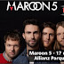 Maroon 5 - 17 e 19 de Março 2016