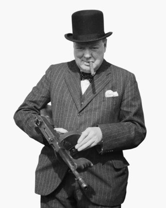 31 July 1940 worldwartwo.filminspector.com Winston Churchill Tommy Gun