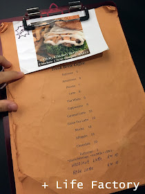 Menu, Piccolo Cafe, Taman Equine, Seri Kembangan