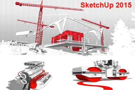 Download Sketchup 2015 Pro 32 & 64 bit 1001 Plugins - Vray 64bit - 32bit