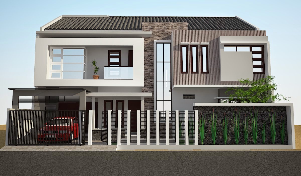 Contoh Desain Rumah Minimalis Modern  Desain  Rumah 