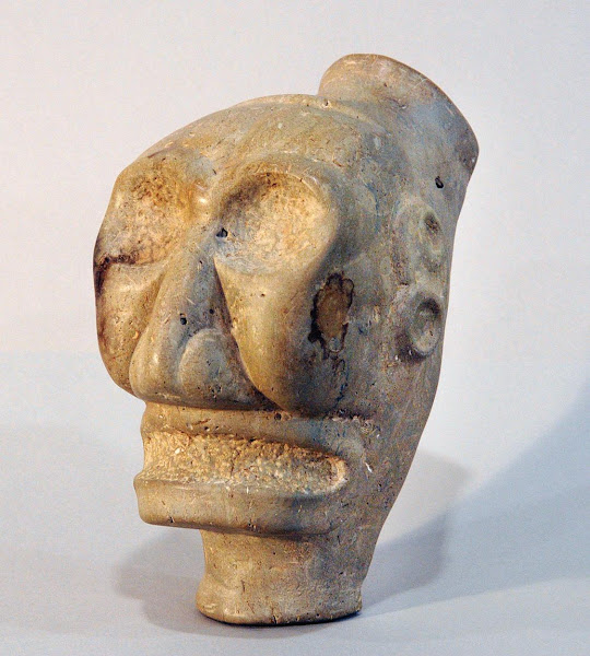 Cabeza de Macorix, C. 350-1500 d.C. / 350-1500 a.D, Litica. Coleccion Centro Leon.