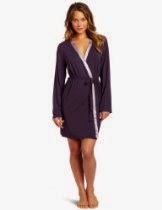 <br />Calvin Klein Women's Essentials With Satin Long Sleeve Short Robe