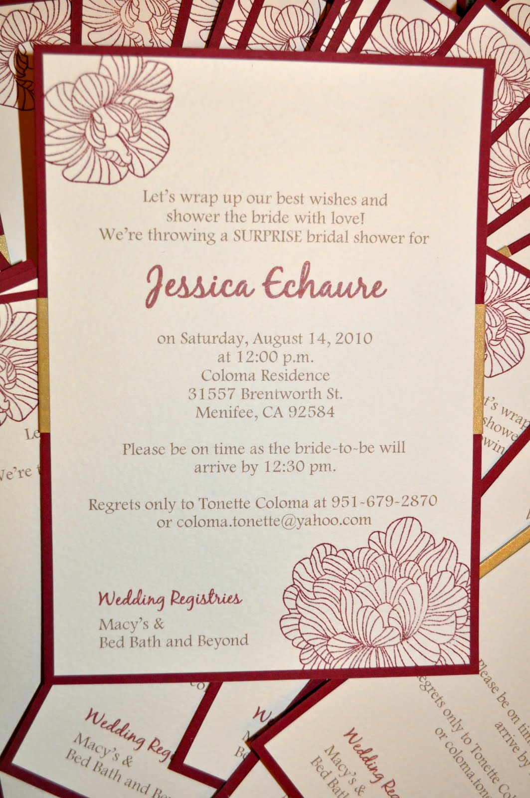 bridal shower invitations