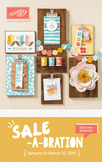 Sale-a-Bration 2015 Stampin Up Earn Free Products MidnightCrafting