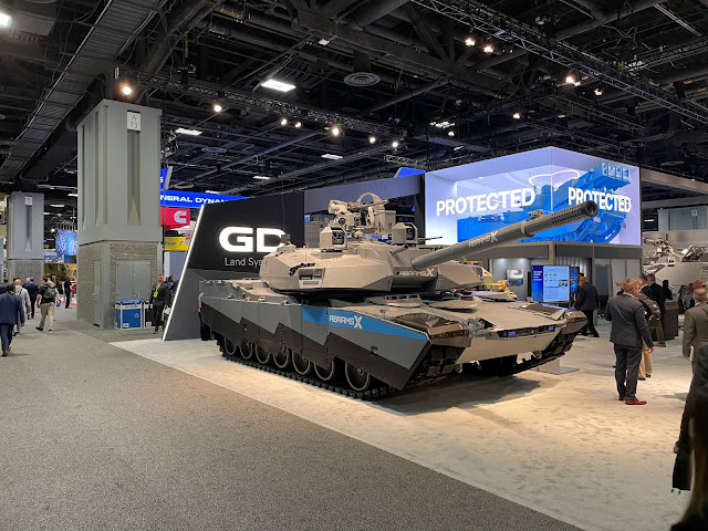 The AbramsX during the AUSA 2022