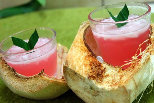 Dari Dapur Kecah: Jeli Kelapa Pink Color