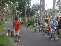 Cycling Downhill Kintamani