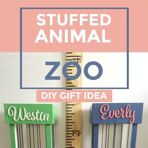 Adorable DIY Stuffed Animal Zoo Gift Idea 