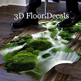 3D floor decals