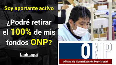 Si soy aportante activo podré retirar el 100% de mis fondos ONP?