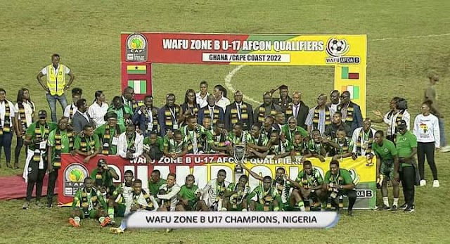 WAFU B U17 Final: Nigeria beat Burkina Faso to emerge Champions