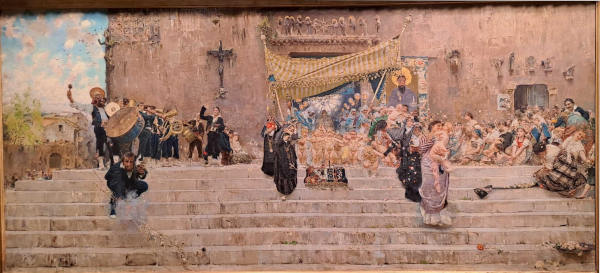 Processione del Corpus Domini a Chieti di Francesco Paolo Michetti