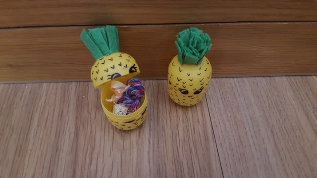 Upcycled: pineapple trinket boxes