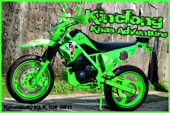 Contoh Modifikasi Kawasaki KLX  150 Modif  Sepeda Motor