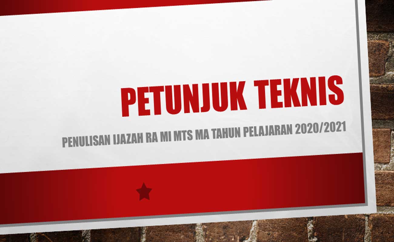 Cara Penulisan dan Contoh Ijazah RA MI MTs dan MA Tahun 2020/2021