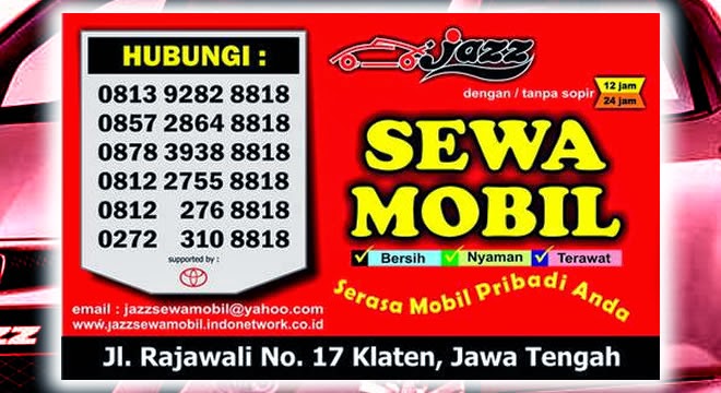 Jazz Sewa Mobil Klaten Rental Sewa Mobil Solo