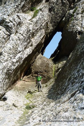 Cruz del Romero por el Canuto del risco blanco