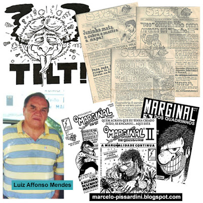 Marcelo Pissardini - Primeiros trabalhos como cartunista