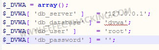 Xampp phpmyadmin password default