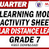 GRADE 7 MODULES AND ACTIVITY SHEETS (QUARTER 4) Free Download