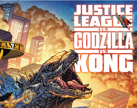 Photo of part of the comic book cover.
