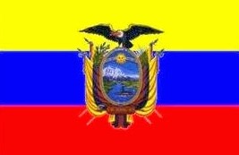 Dibujo de la bandera del Ecuador a color