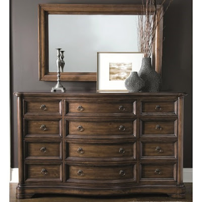 Montebella Dressing Chest and Mirror at Baer's Furniture