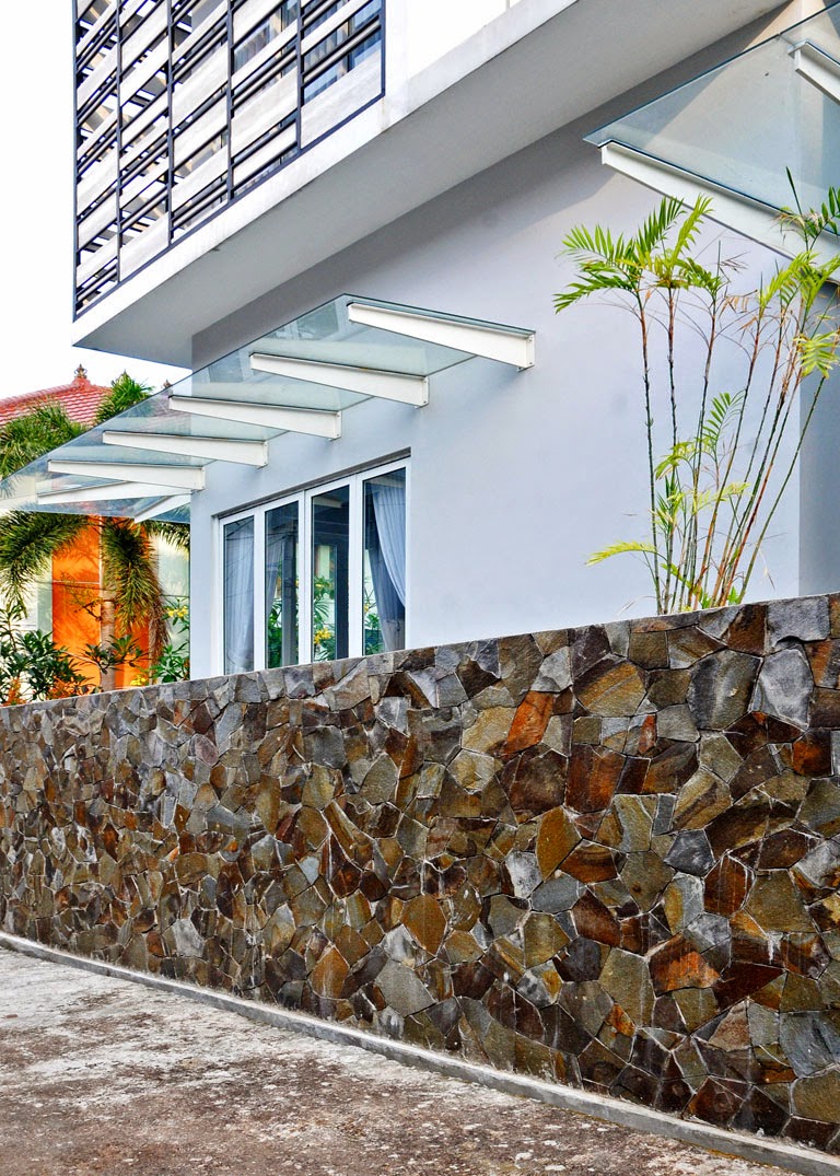 Inspirasi Pagar Batu Alam Untuk Rumah Desain Denah Rumah Minimalis