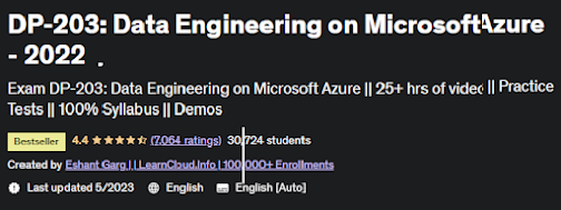 Exam DP-203: Data Engineering on Microsoft Azure
