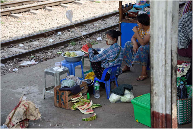 Yangon circular railway, Myanmar