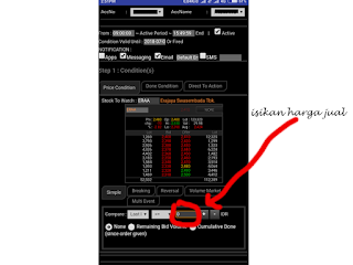 Cara menggunakan stoploss atau cutloss di ipot android