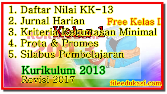 Prota Promes Silabus Dan Daftar Nilai K-2013 Edisi Revisi 2017