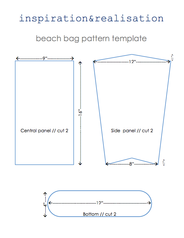 DIY Transparent Beach Tote Bag Tutorial