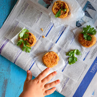  Pastéis de lentilhas com alho